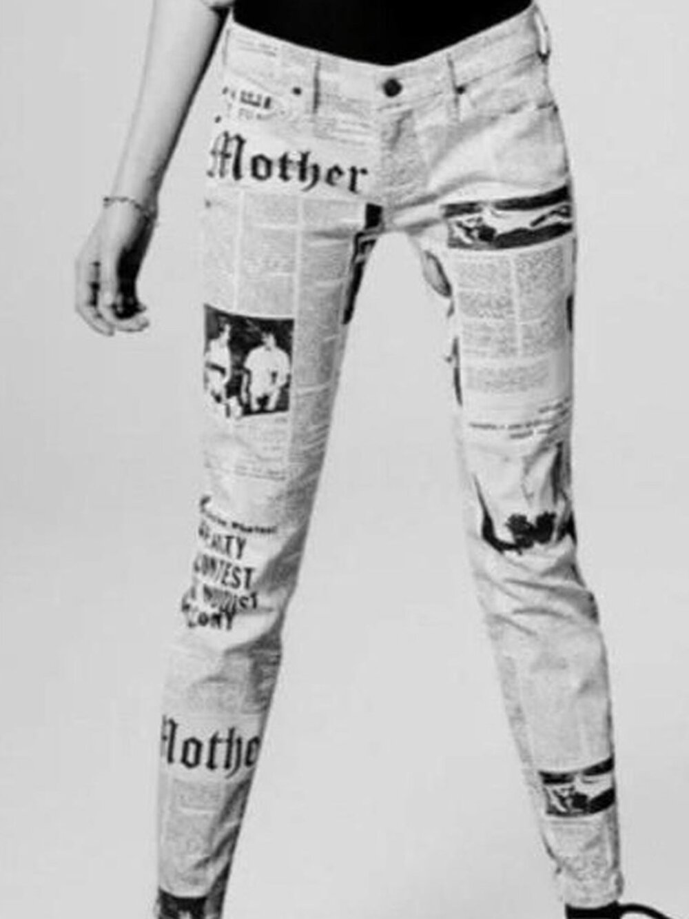 RARE MOTHER Denim "The Looker" Ankle Slim Grime & Punishment Collector HTF Sz 26
